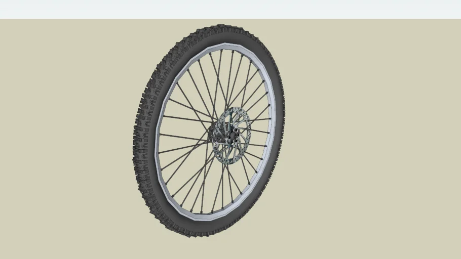 Mountain Bike Front Wheel Assy