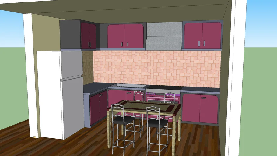 Kitchen Pink