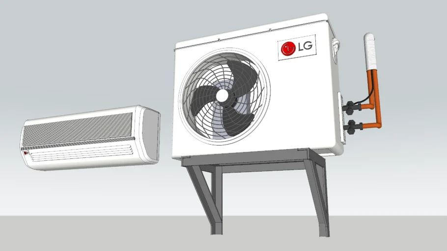 Aircon Split Type + Condenser LG