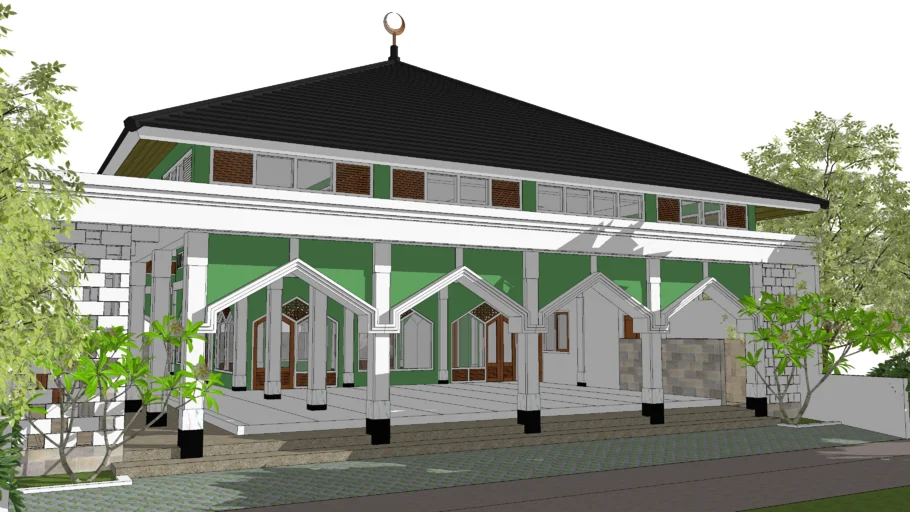 Masjid di Talangagung Kepanjen Malang