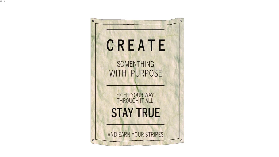 Wall Flag - Quadro decorativo em Lona