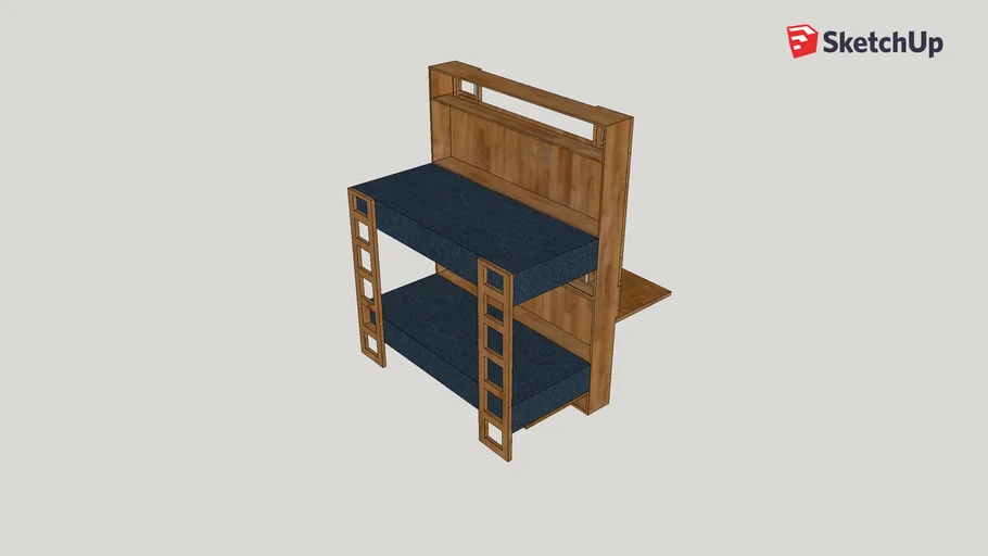 estudio dormitorio plegable minimalista