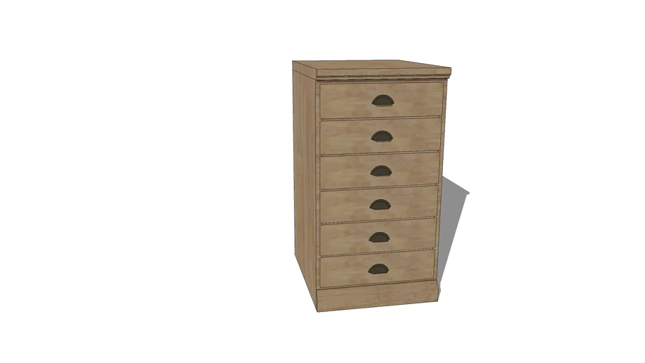 Printers 16 3-Drawer File Cabinet Pottery Barn