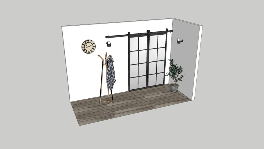 Rustic Hallway | 3D Warehouse