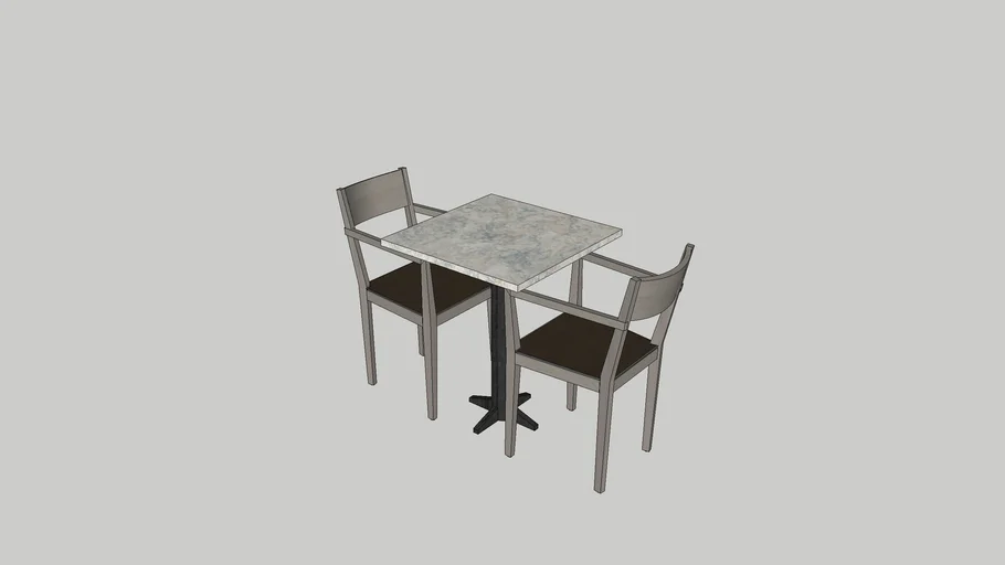 TABLE WITH CHAIRS 24X24