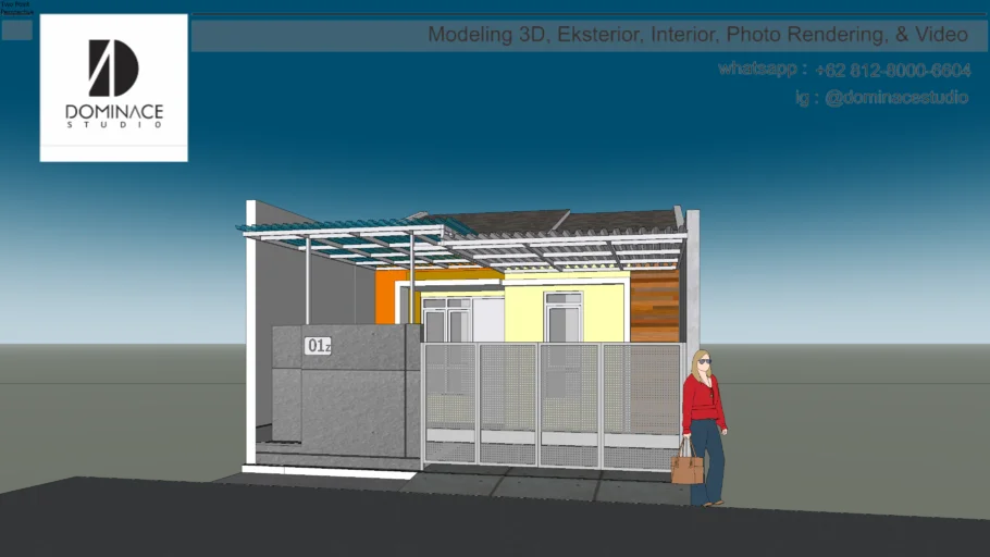 Pagar Besi Modern Rumah Dewi |2023