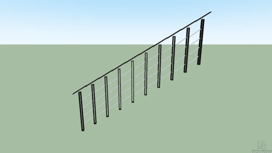 Railing stair | 3D Warehouse
