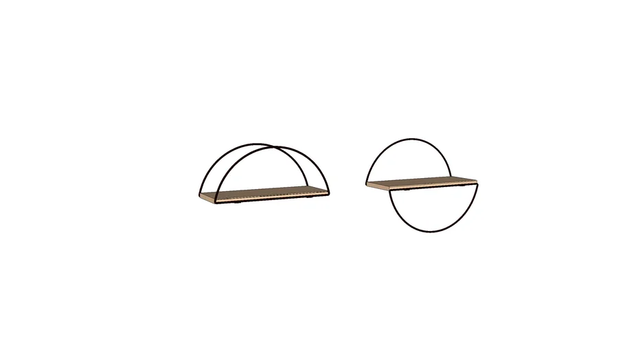 Shelves (Semicircle)