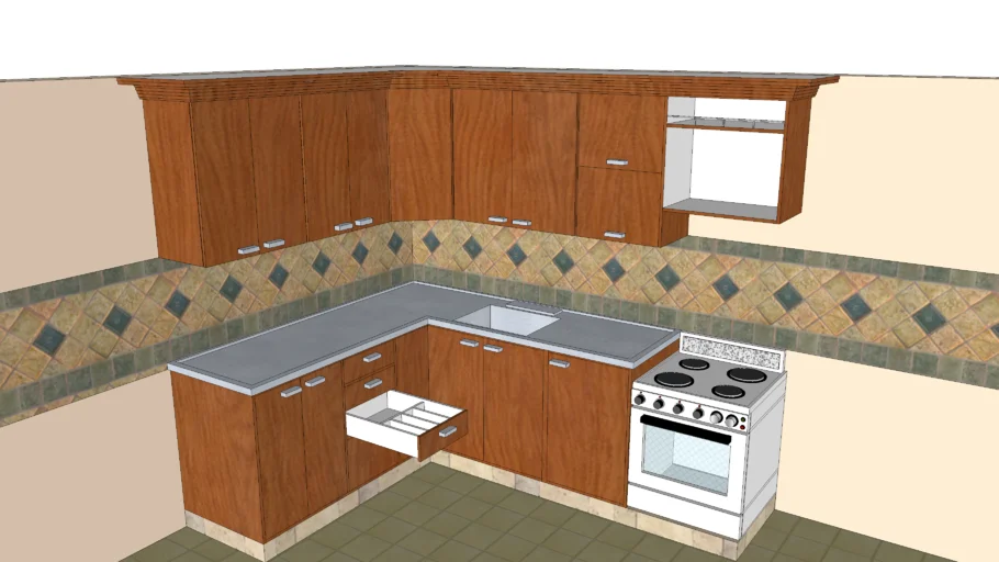 COCINA INTEGRAL _ Muebles alto y Bajo / JOBOY