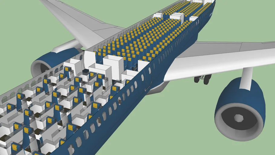 Vietnam Airlines Boeing 777-200ER Cabin