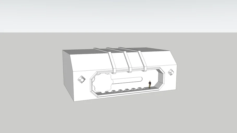Fallout Style Vault Entrance 