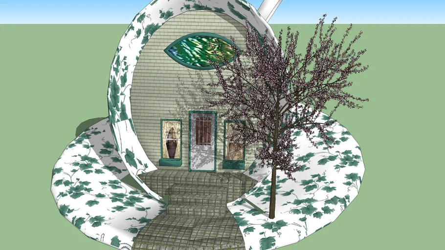 Tea Cup House  (fairy House)