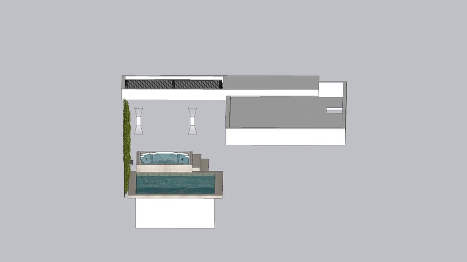 PISCINA COM HIDROMASSAGEM