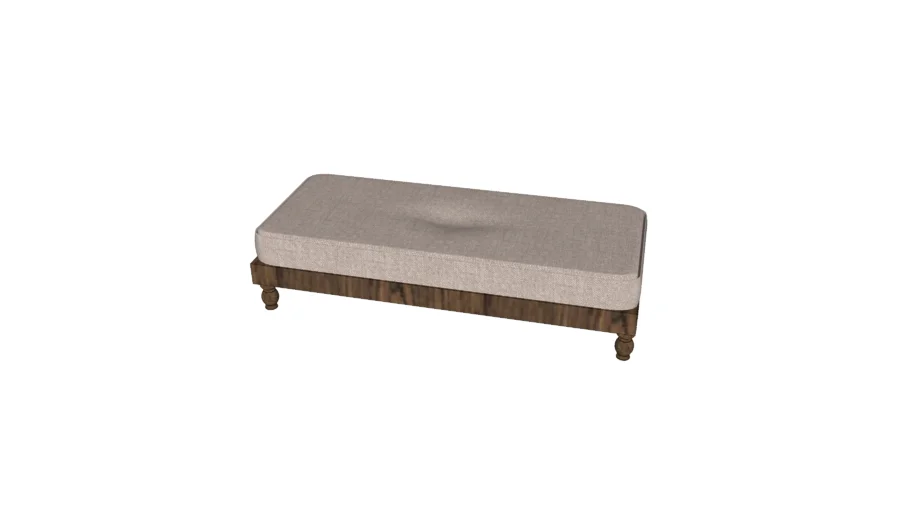 Deconstructed 72" French Napoleonic Ottoman