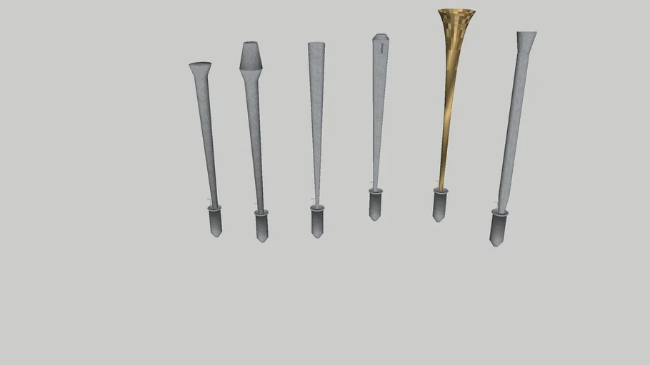 Various Reed Pipes