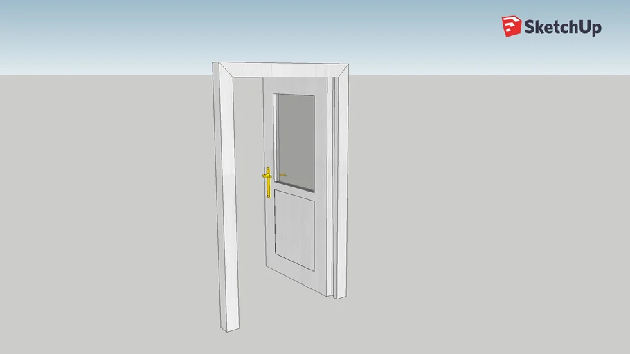 Puerta con ventana (abierta por el lado derecho9