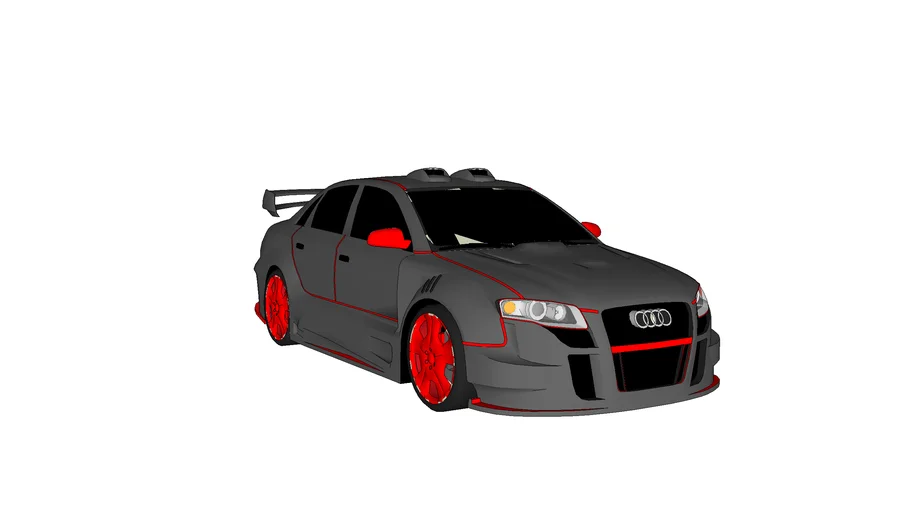 TUNED AUDI A4 GREY