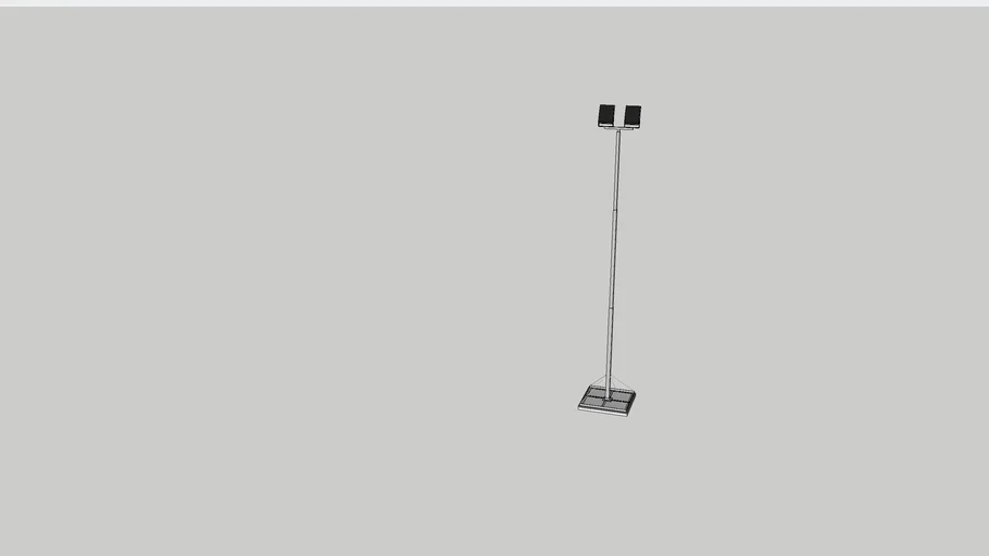 Lichtmast uitschuifbaar