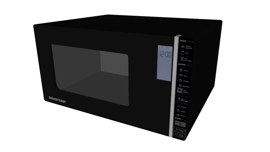 micro-ondas Brastemp BMG45 - preto
