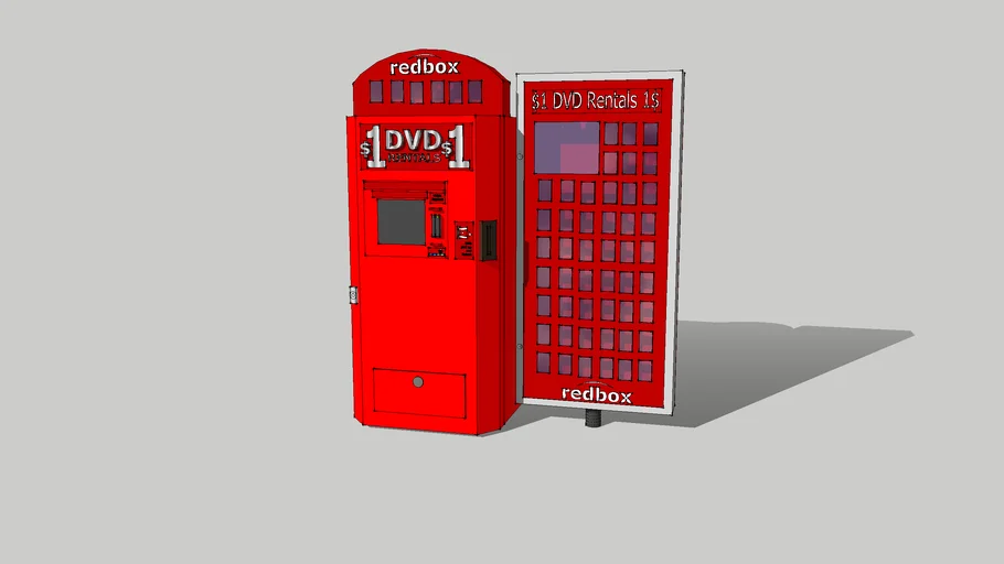 Redbox DVD Kiosk | 3D Warehouse