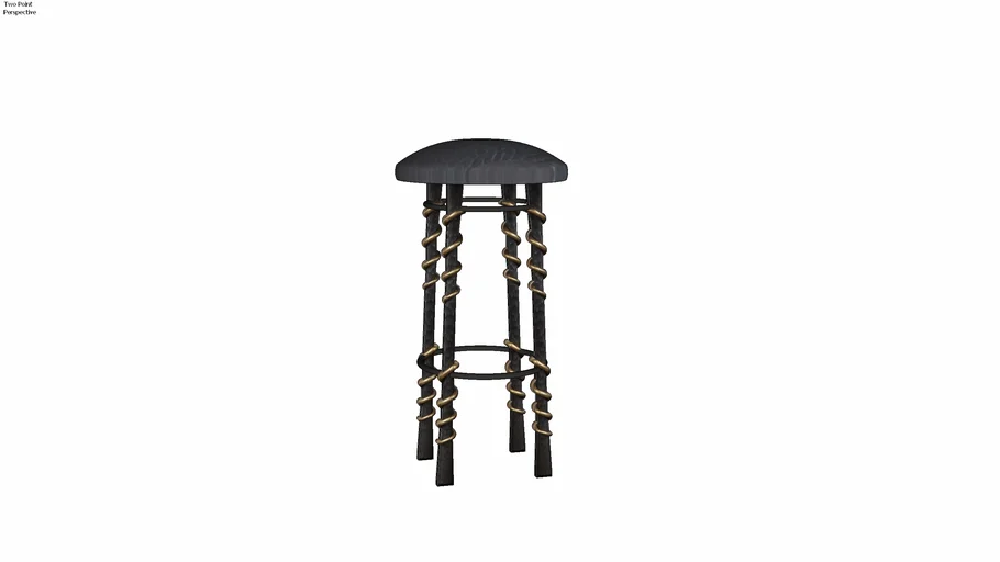 KELLY WEARSTLER - Serpent Bar Stool