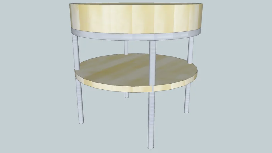 Modern round side table