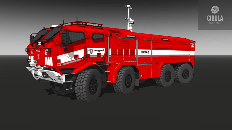 Tatra Titan HASIČI - Heavy fire truck