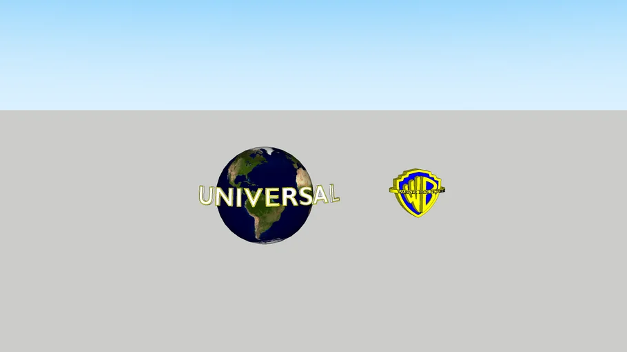 Universal Logo and Warner bros logo