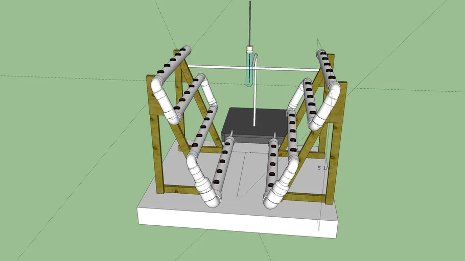 NFT coliseum hydroponics system