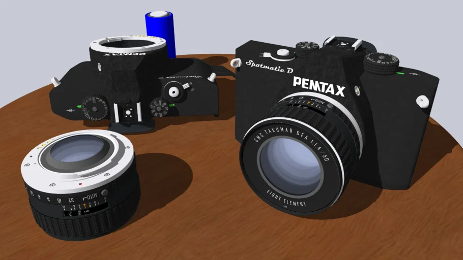 Pentax Digital Spotmatic (Fan Design)