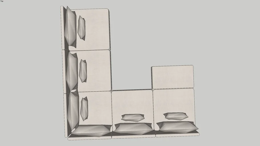 SÖDERHAMN sofa, Gunnared beige, all parts