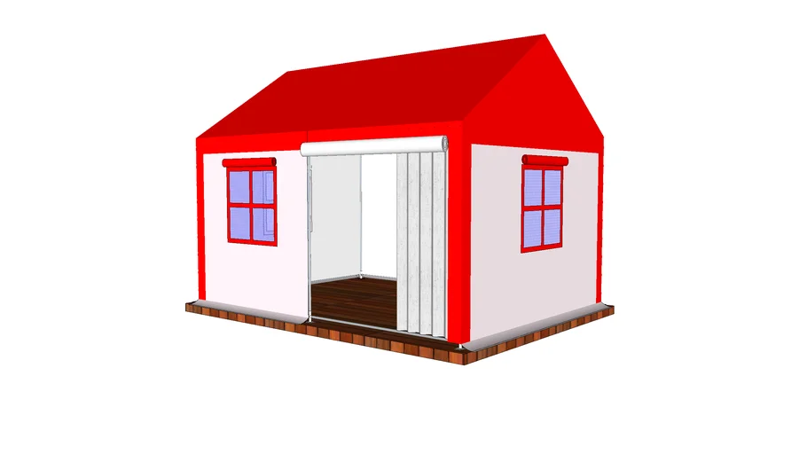 membuat tenda posko