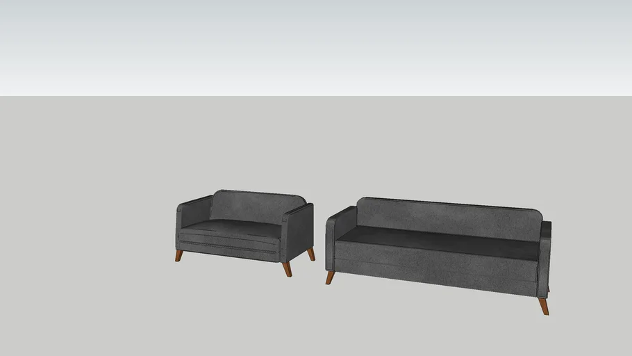 LINANÄS 2-seat sofa & 3-seat sofa