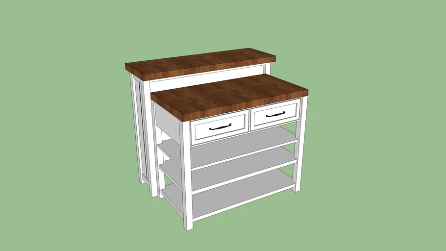 Trisha Yearwood Home Country Line Kitchen Island