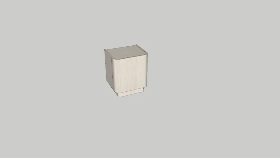 West Elm Solstice Painted Raffia Nightstand (20")