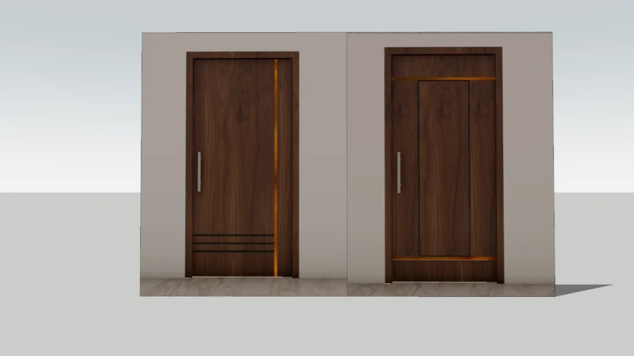 MODERN WOODEN DOOR