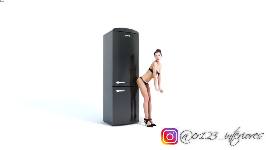 Geladeira / Refrigerador retrô - Gorenje