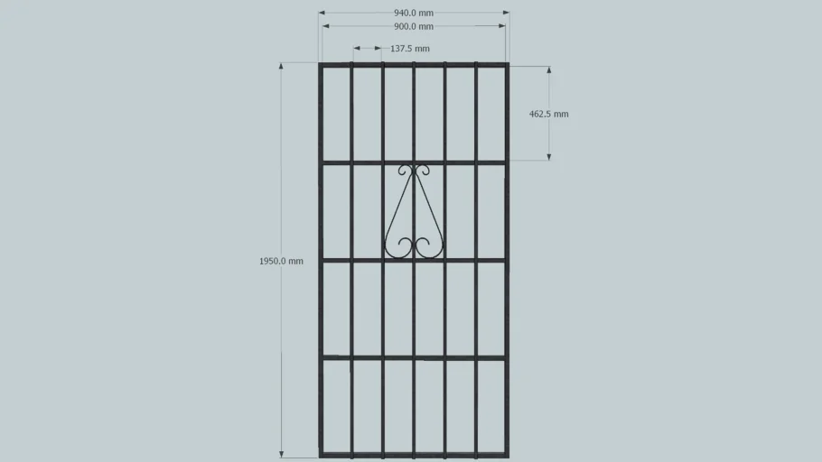 reja de puerta