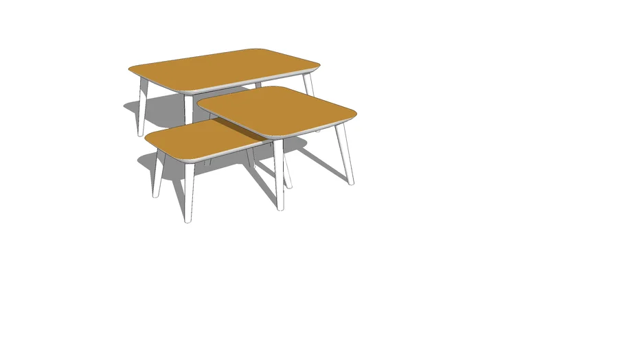 Balea auxiliary tables by ABANA Bilbao