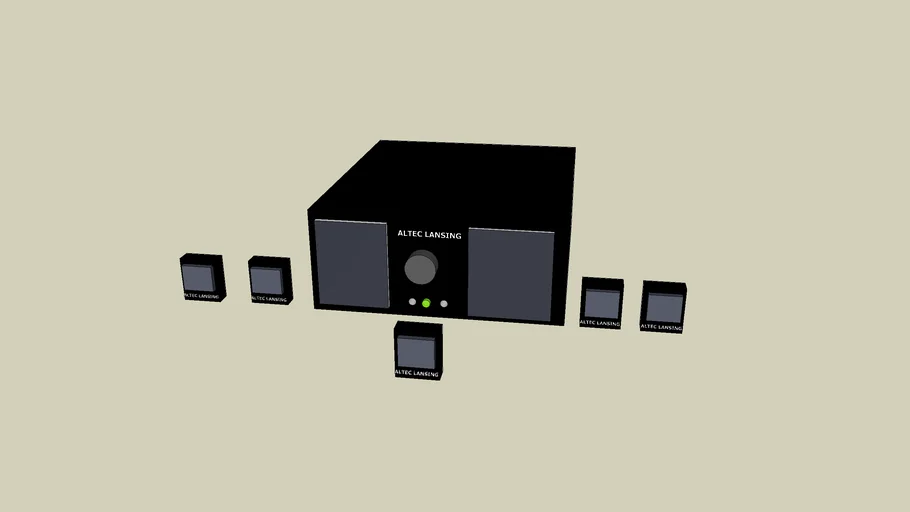 ALTEC LANSING 5.1 CINEMA SUBWOOFER SYSTEM