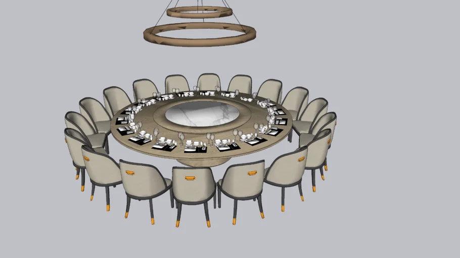 Circular table