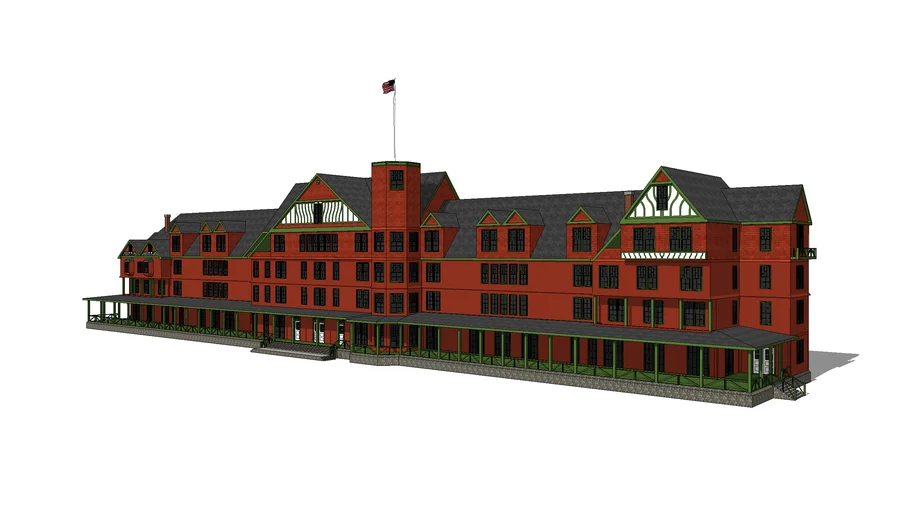 The National Hotel at Mammoth Hot Springs
