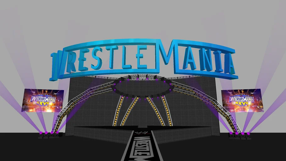 WWE WrestleMania 27 HD Stage