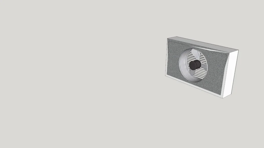 window mounted exhaust fan