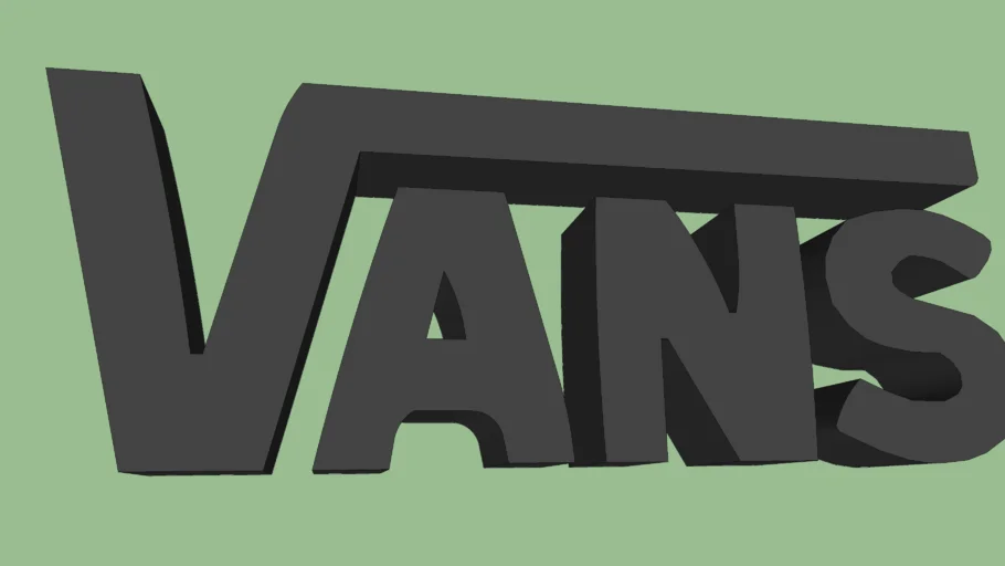 3D Vans Logo
