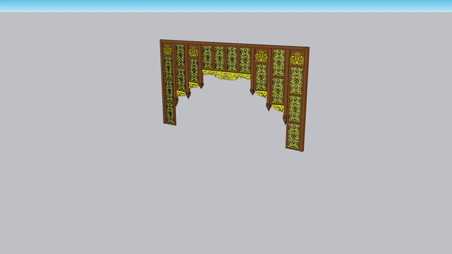 DOOR ARCH CARVING MALAY