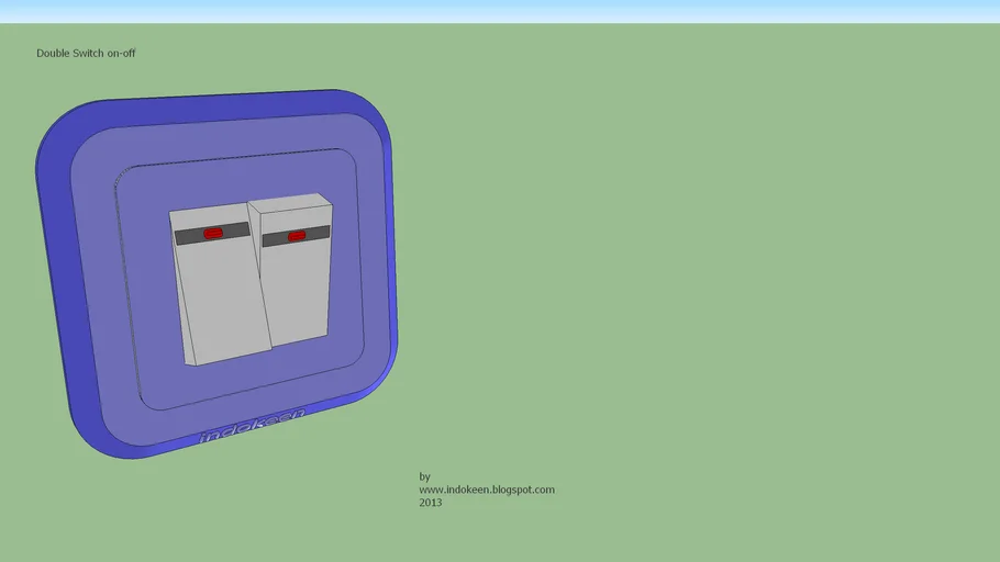 Double Switch On Off | 3D Warehouse