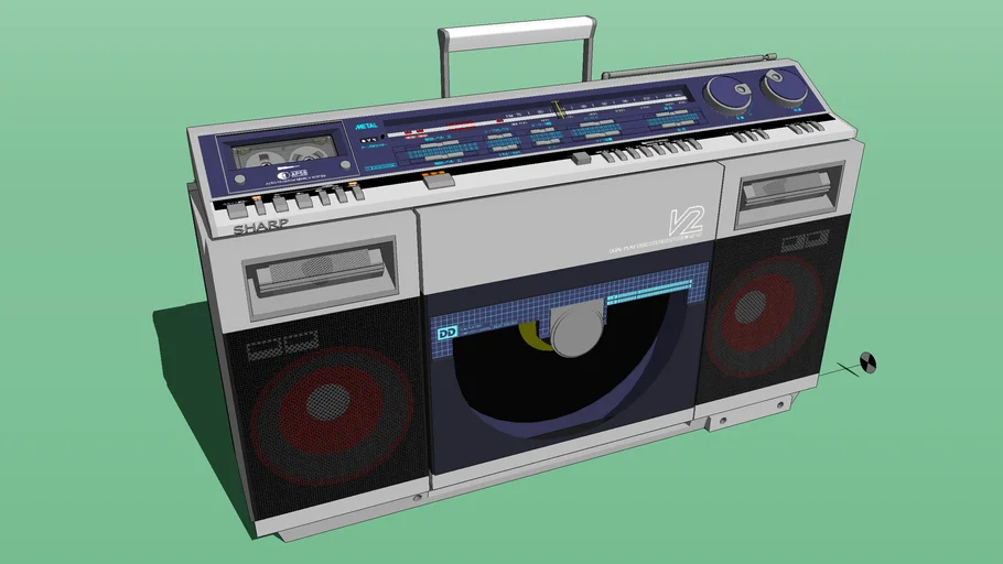SHARP AutoDisc VZ-V2 (Renewed) (1981:Japan) | 3D Warehouse