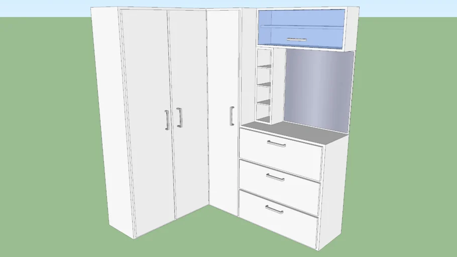 Guarda-Roupa em L