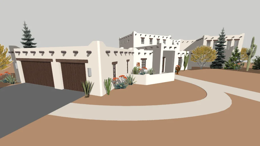 Southwestern Adobe Home